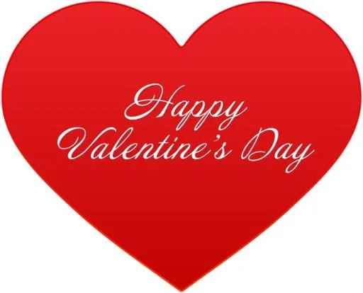 情人节快乐透明PNG免抠(600x486)