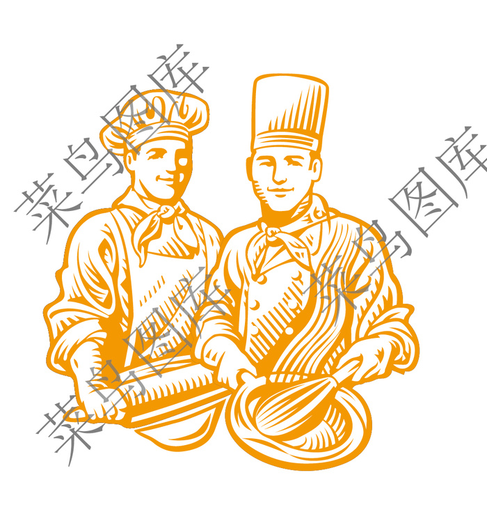面点师傅矢量图ai矢量模版下载