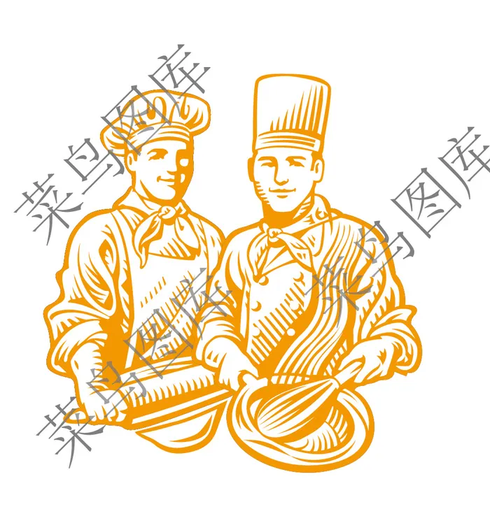 面点师傅矢量图ai矢量模版下载
