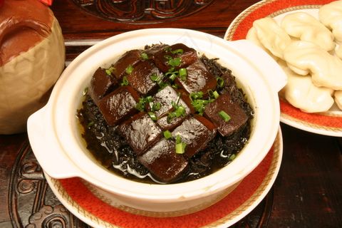 家常菜|美食|菜谱|菜单|0517梅干菜焖肉