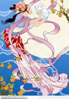 抱着兔子的嫦娥 抱着兔子的嫦娥