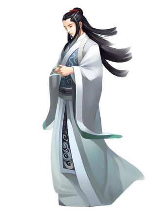 古风人物插画免抠