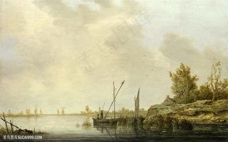 乡材风光油画风景