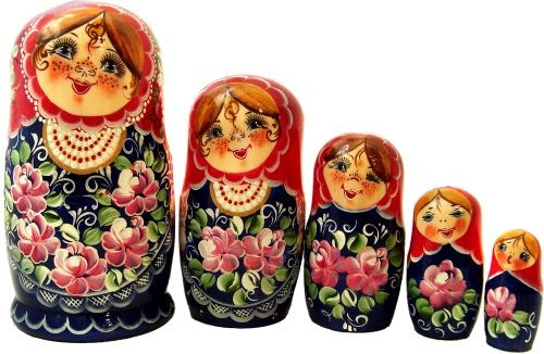 俄罗斯套娃 PNG免抠(500x326)