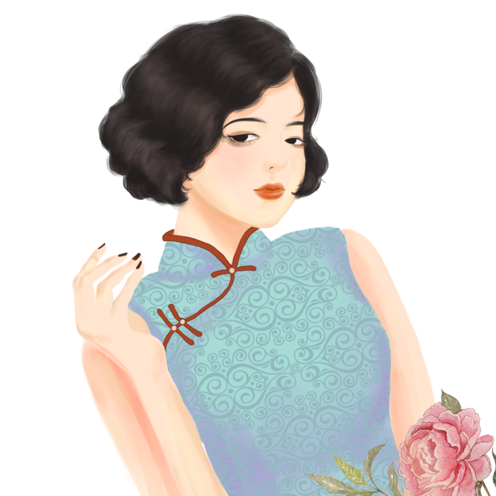 传统旗袍美女 (83)