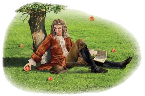 少儿兴趣班牛顿卡通画古典欧式