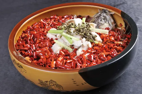 川菜湘菜高清菜谱 沸腾水煮鱼 川菜湘菜高清菜谱 沸腾水煮鱼