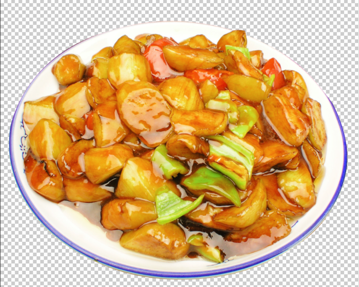 烧茄子免扣素材