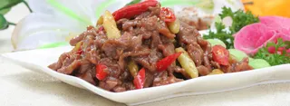 美人椒炒牛柳 22元