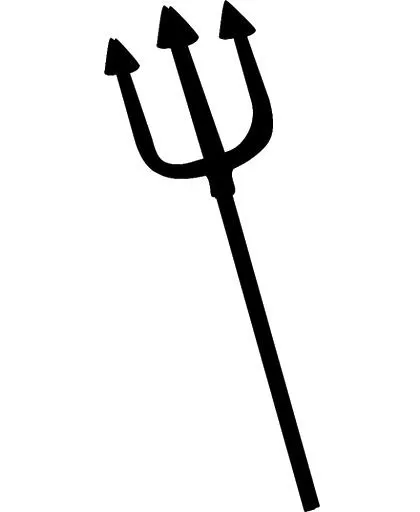 三叉戟 PNG免抠(420x512)
