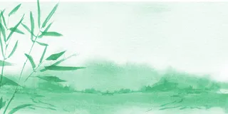 中国风传统水墨古风古典展板边框工笔画PS海报背景平面设计素材