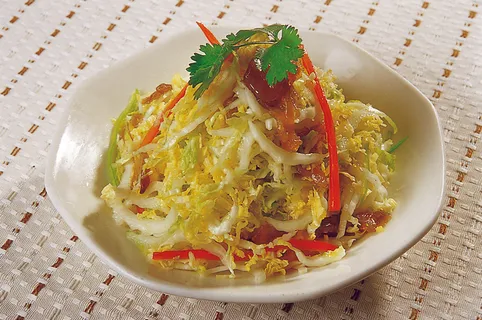 0806L-163 娃娃菜拌海蜇