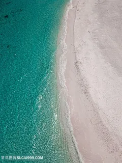 美丽的蓝色海滩海洋 美丽的蓝色海滩海洋