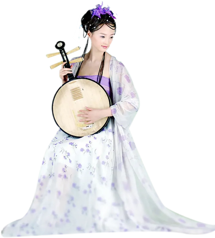23 (5)免抠元素 免抠摄影 美女 人物 服装 古风 演奏