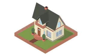 分析图素材图标集合景观建筑立面插画场景AI矢量图形设计