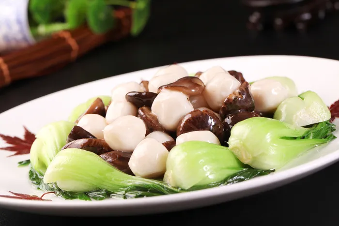 碧绿香菇丸 (1)