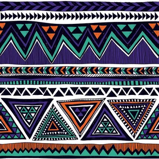 少数民族藏族特色花纹波西米亚风纹理背景图案设计AI矢量图片素材