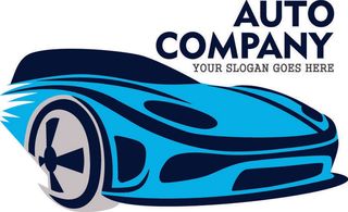 失量手绘汽车标志