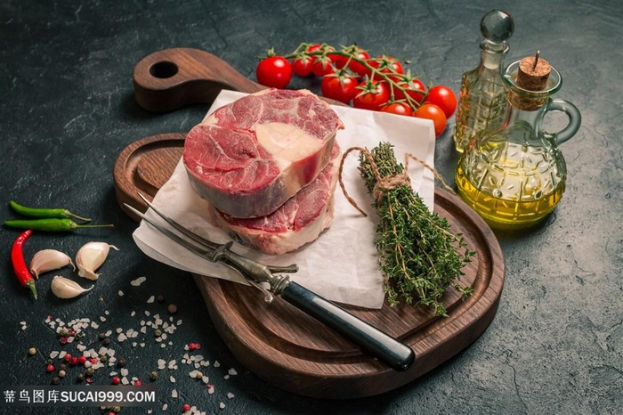 新鲜排骨猪肉高清图片