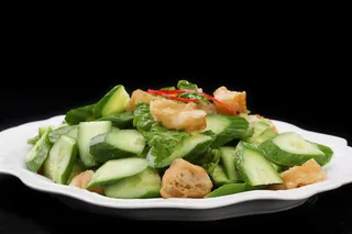 L00896青瓜拌油条