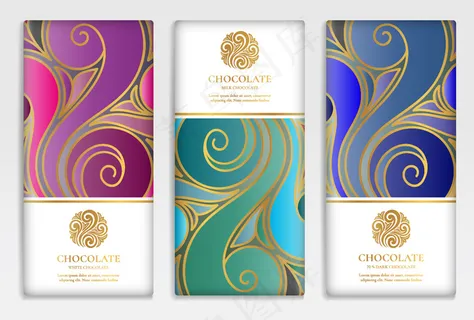 精美欧式花纹矢量图案