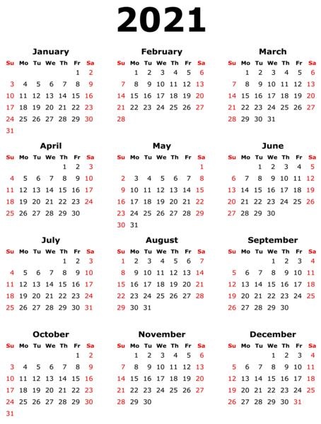 日历 2022 年 PNG免抠