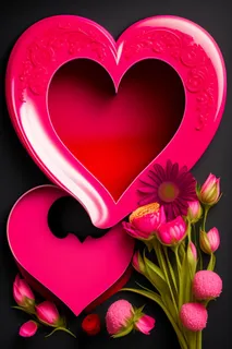 情人节红色爱心海报