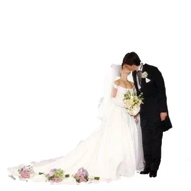 新婚夫妇 PNG免抠(380x380)