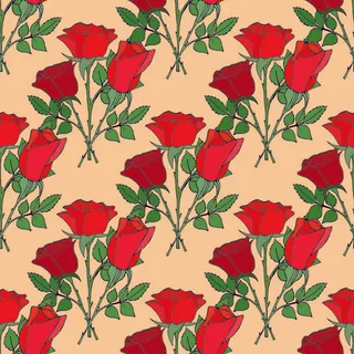 花卉唯美手绘花朵面料纹理手机壳布料面料印花服装矢量图案素材