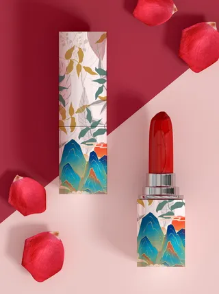 中国风国潮新春春节包装样机模板