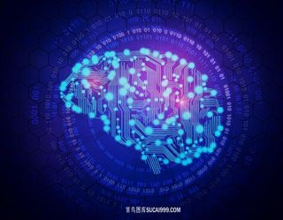 创意大脑电路图特效素材