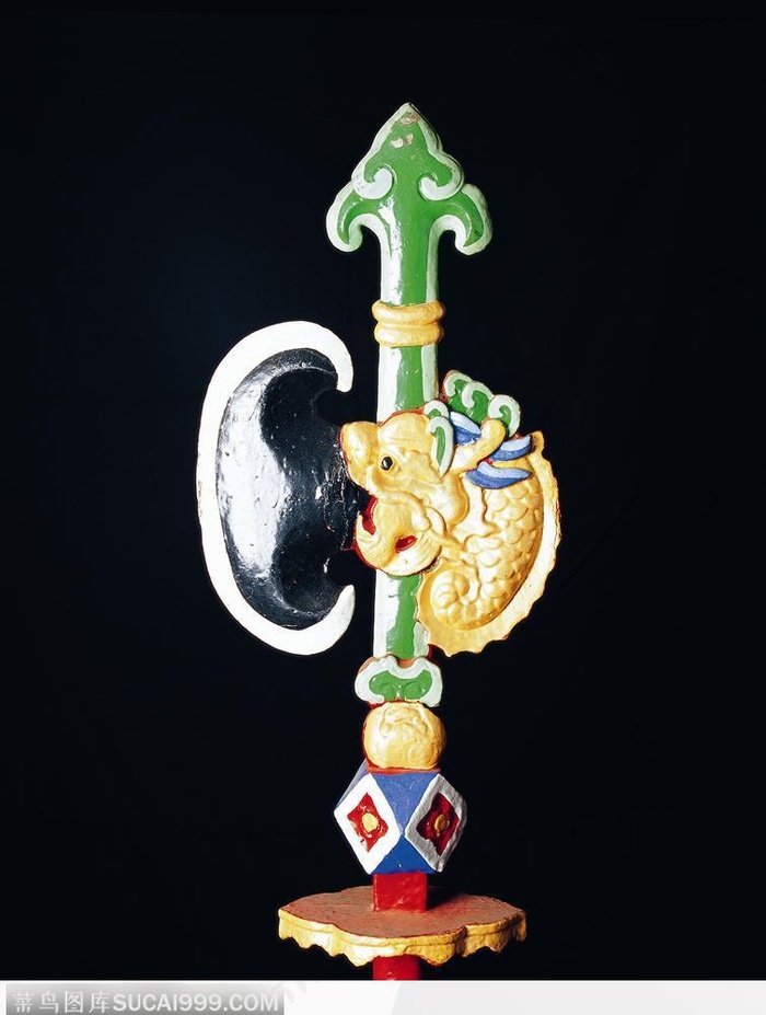 奉神器物-龙头斧头刀