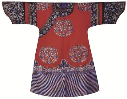 服装样式龙袍绣花素材