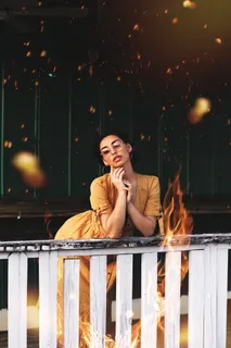 美女个人艺术写真照