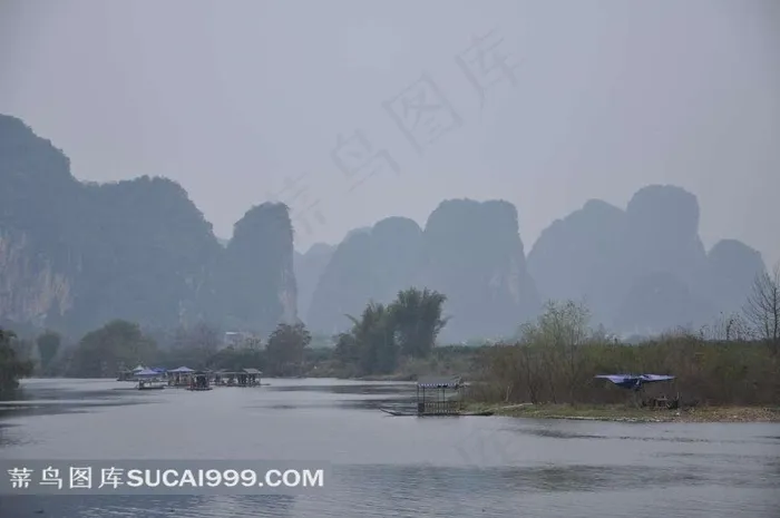 广西桂林阳朔优美风景