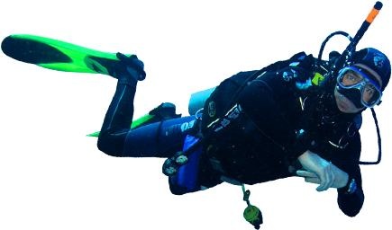 潜水员 PNG免抠(435x256)