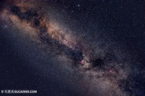 深夜星空星云图片