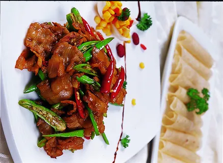 川菜湘菜高清菜谱 金豪小炒肉(带饼) 川菜湘菜高清菜谱 金豪小炒肉(带饼)