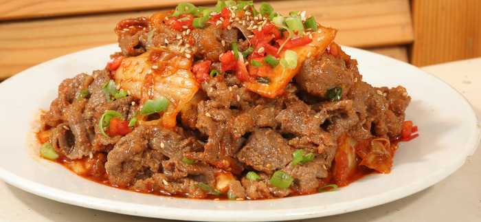 辣白菜炒牛肉28