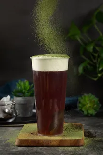奶茶冷饮图片-乌龙抹茶奶盖 奶茶冷饮图片-乌龙抹茶奶盖