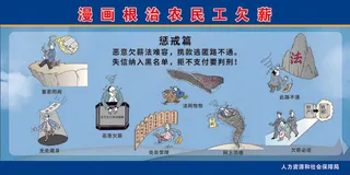 漫画根治农民工欠薪惩戒篇