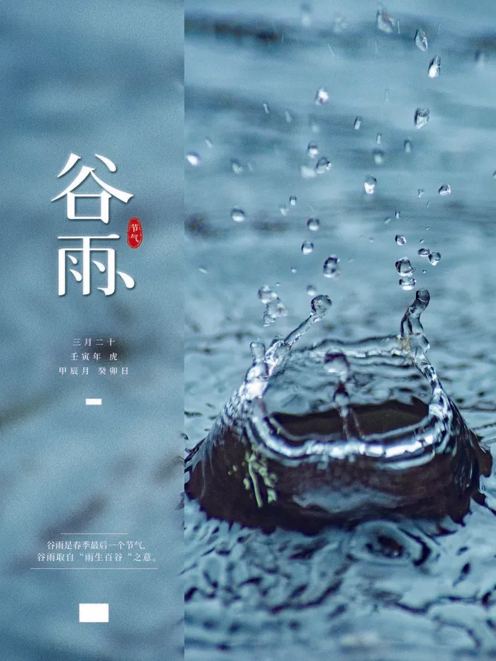 谷雨 谷雨促销海报psd模版下载