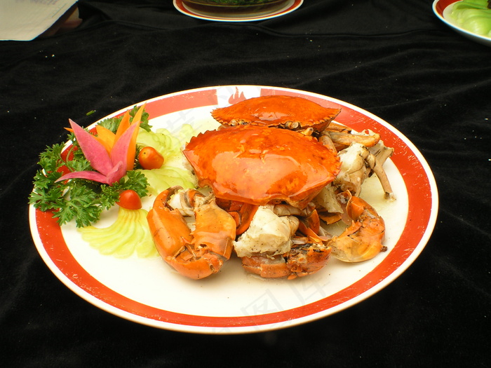 粤菜1379姜葱焗螃蟹dff