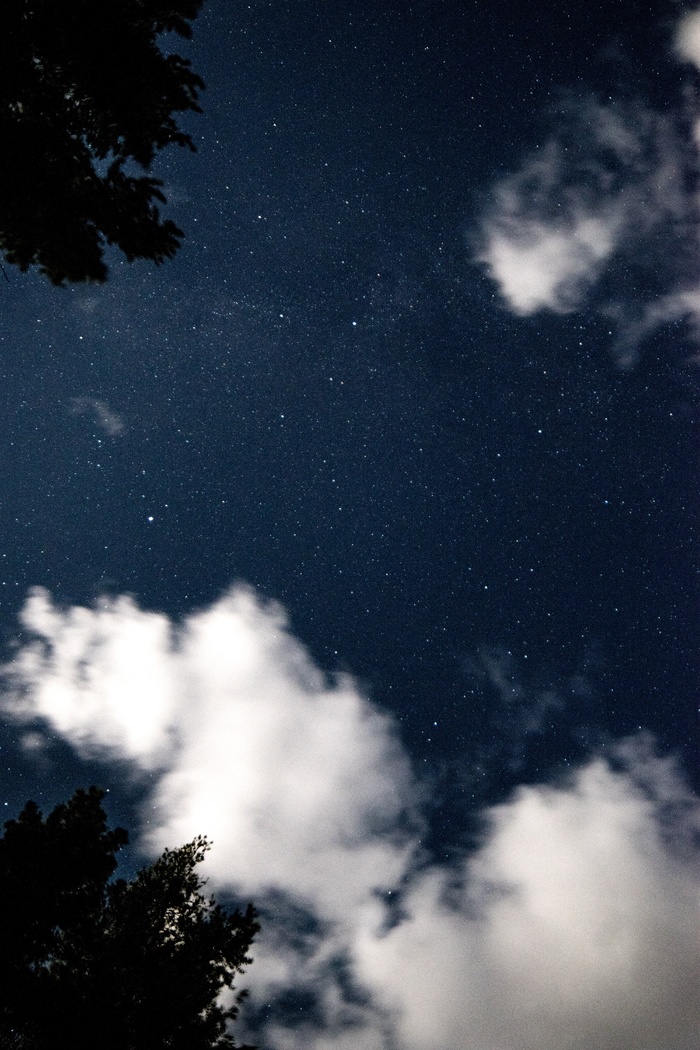 黑色星空摄影素材