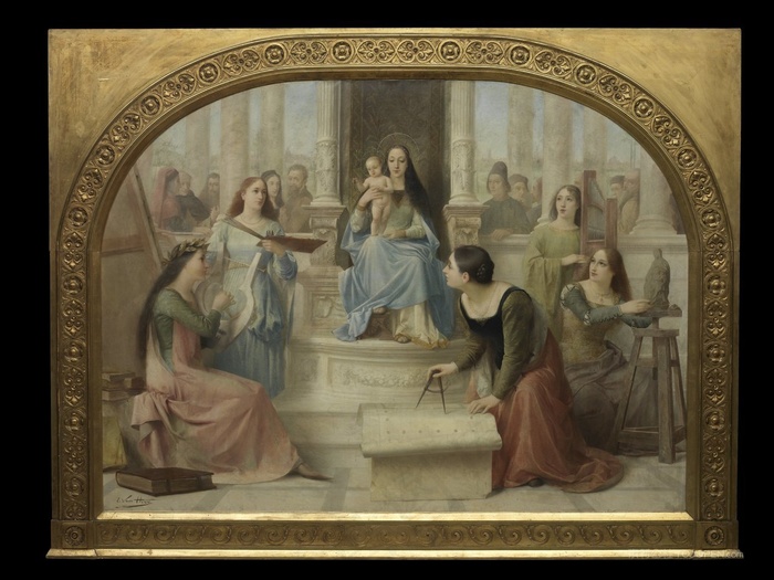 埃德蒙·范·霍夫—激发艺术灵感的圣母