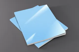 简约书籍画册样机设计