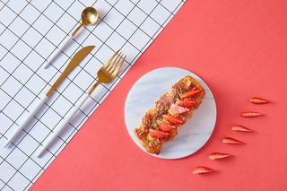 蛋糕店小蛋糕慕斯美食甜品图片