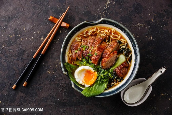 美味面条美食特写