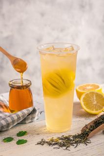 奶茶店水果茶饮品特饮高清图蜂蜜柚子茶