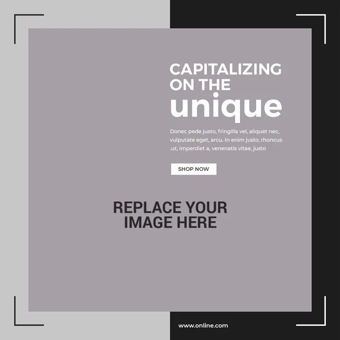 设计英文广告销售横幅素材psd模版下载